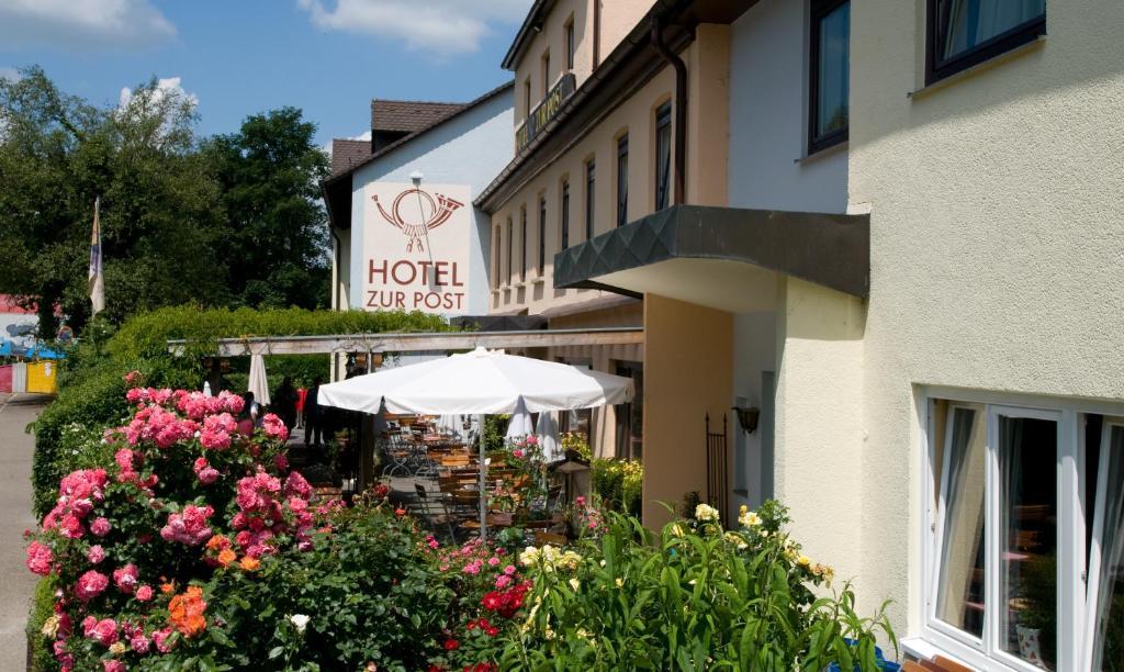 Hotel Zur Post Лайпхайм Екстериор снимка